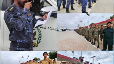 منتسبو ألامن العام والكتائب القيادة العامة بالعاصمة عدن ينظمون وقفة احتجاجية للمطالبة الأشقاء بصرف رواتبهم 3