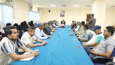 الوزير البكري يلتقي موظفي الديوان العام بعدن ويستعرض أولويات المرحلة المقبلة 2