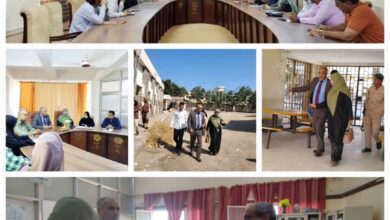 الوزير - د. عادل عبدالمجيد يزور مكتب التربية والتعليم ويطلع على أوضاع العمل التعليمي في العاصمة عدن 2