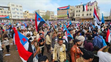 تظاهرة حاشدة في ردفان بلحج ترفع شعار انفصال الجنوب 3