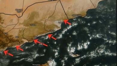 السحب تعاود الانتشار فوق بحر العرب وخليج عدن… وأمطار خفيفة متوقعة على سواحل الجنوب 5