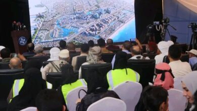 وضع حجر الأساس للمدينة الاقتصادية الجديدة بمنطقة العلم في أبين 3
