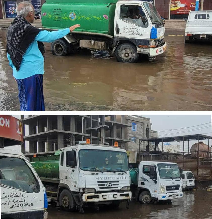 بتكليف من المحافظ شيخ ..وكيل العاصمة عدن "محمد سعيد سالم" يتابع أضرار المنخفض الجوي وتحركات الفرق الميدانية 1