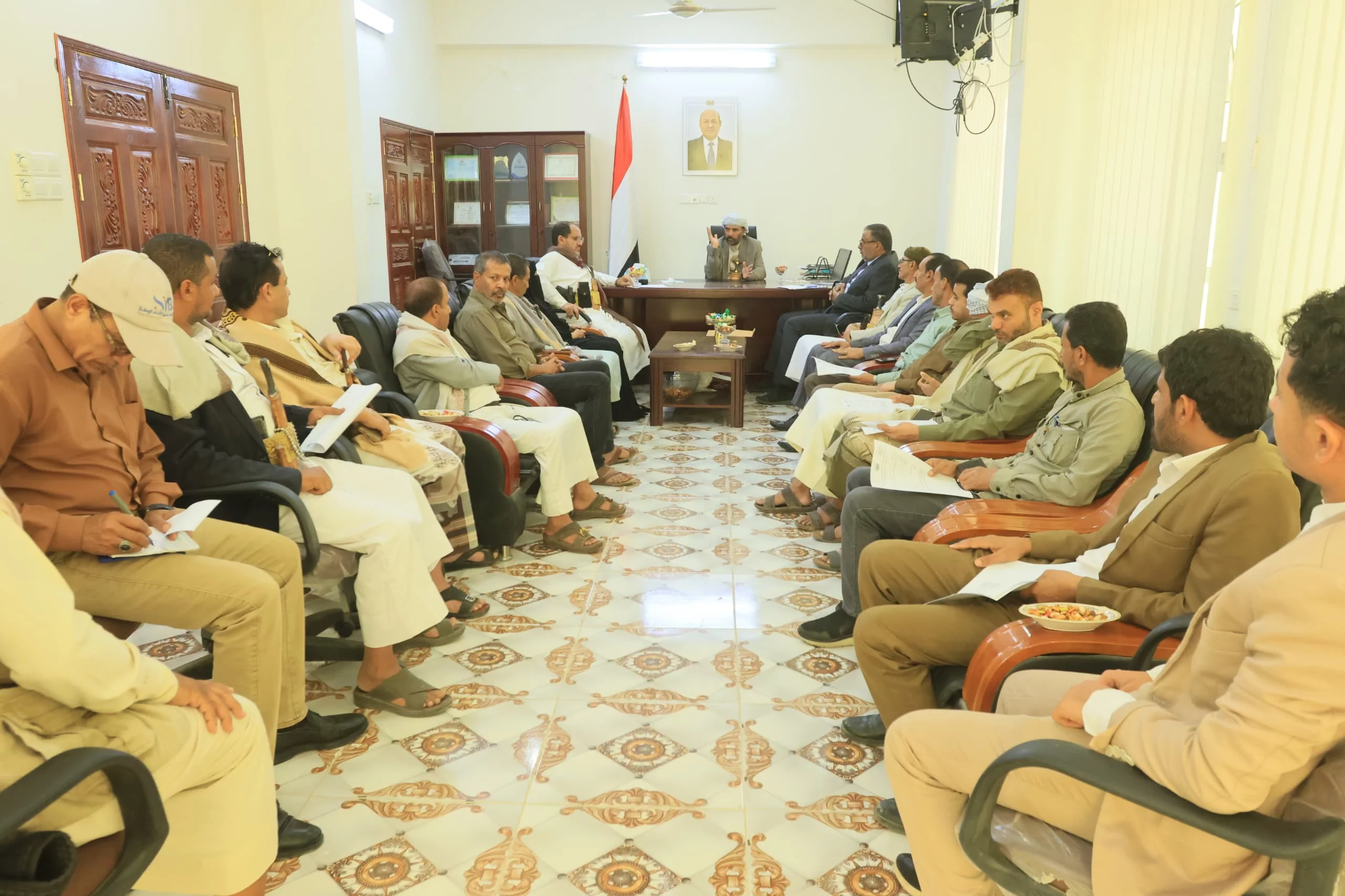 %86 نسبة الانضباط الوظيفي في مأرب في أول أيام الدوام عقب إجازة عيد الفطر 1