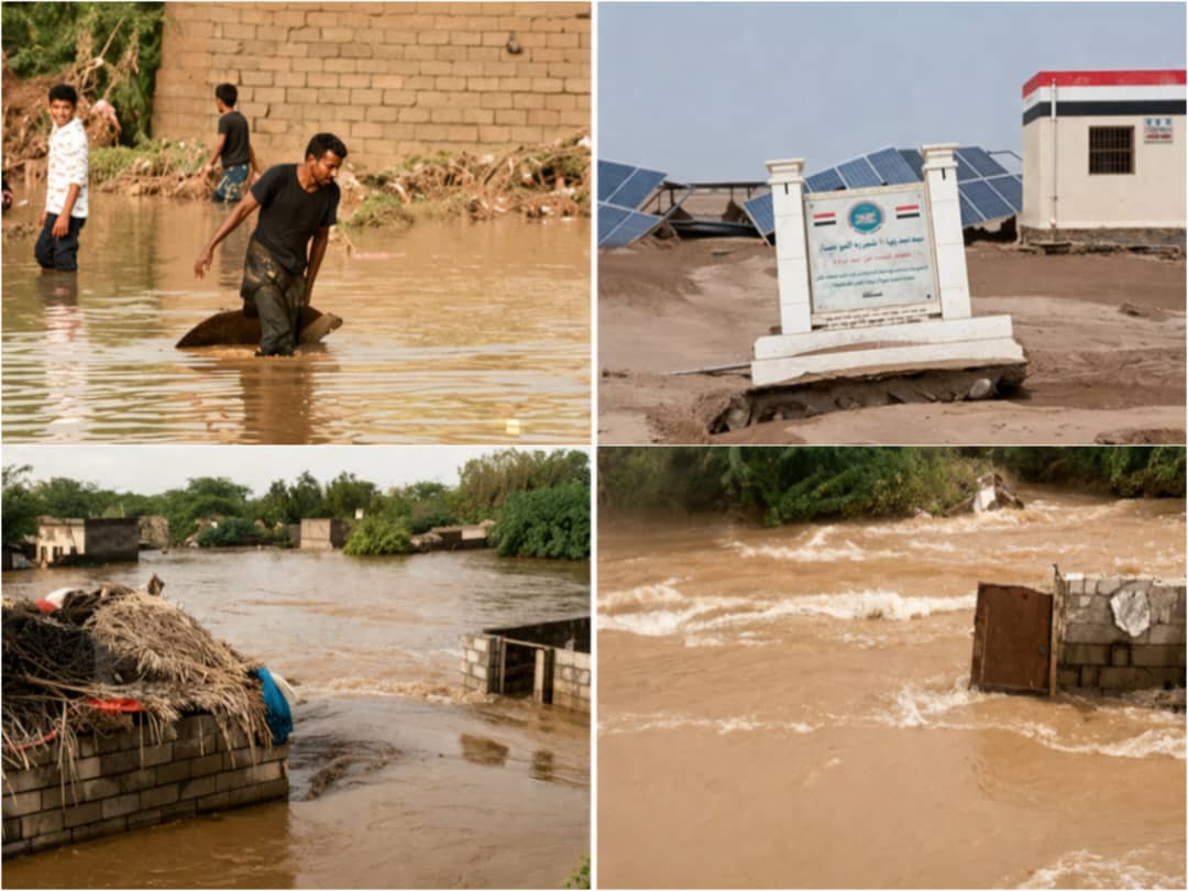 ضحايا وخسائر مدمرة جراء السيول في النجيبة بريف المخا 1