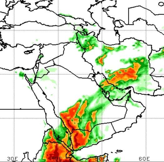 تحديث للطقس: اليمن تتعرض لموجة أمطار واسعة! 1