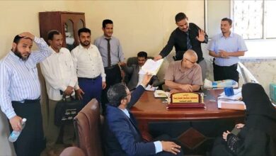 نيابة استئناف شمال عدن تنفذ جولة ميدانية لتفقد سير العمل في نيابتي البريقة والأحداث 3