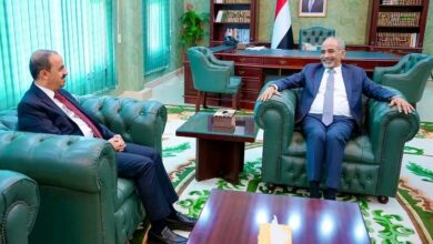 عضو مجلس القيادة محمود الصبيحي يلتقي وزير الإعلام ويوجه بحشد كافة الامكانيات لدعم معركة الوعي 4