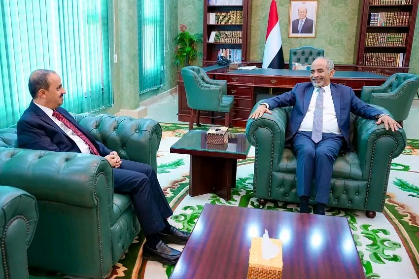 عضو مجلس القيادة محمود الصبيحي يلتقي وزير الإعلام ويوجه بحشد كافة الامكانيات لدعم معركة الوعي 1