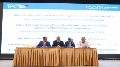 نائب وزير التخطيط يفتتح ورشة عمل تحليل التصنيف المتكامل لمراحل الأمن الغذائي بعدن 5