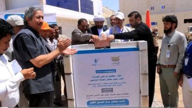 وضع حجر الأساس لإنشاء وتجهيز مركز للغسيل الكلوي بمستشفى كرى في مأرب 2