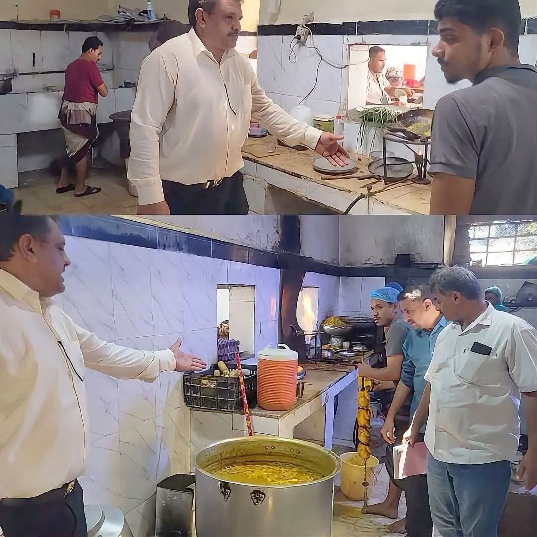 حملة رقابية مشددة تستهدف مطاعم وبوفيهات المنصورة في عدن لضمان سلامة الغذاء 1