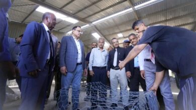 وزير الزراعة والري يطلع على عدد من المرافق والمشاريع التابعة للوزارة في عدن 2