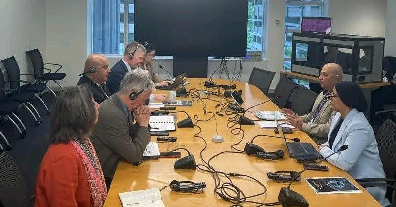 الوزير الشرجبي يبحث مع المدير العالمي لقطاع المياه بالبنك الدولي استراتيجية الأمن المائي 1