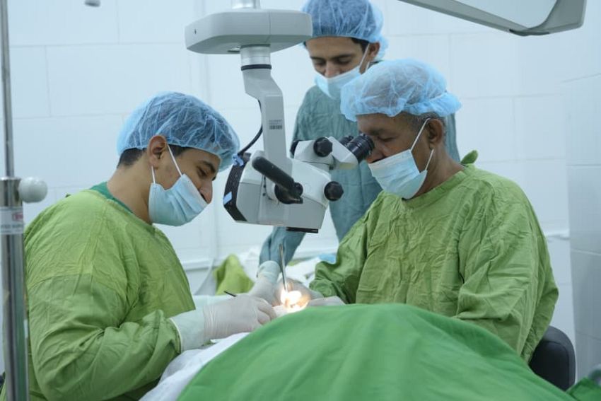 مستشفى طب العيون بمأرب يقدم 63 ألف خدمة مجانية خلال 6 اشهر بدعم مركز الملك سلمان للاغاثة 1