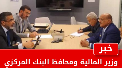 وزير المالية ومحافظ البنك المركزي يبحثان مع قيادة صندوق النقد العربي تنفيذ الإصلاحات الشاملة 4