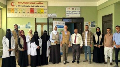 وفد أممي يزور مستشفى الصداقة بعدن ويشيد بخدمات الأمومة والطفولة 5