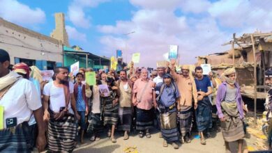 تظاهرة حاشدة في أحور للمطالبة بفرض الأمن وإنهاء ظاهرة السلاح 5