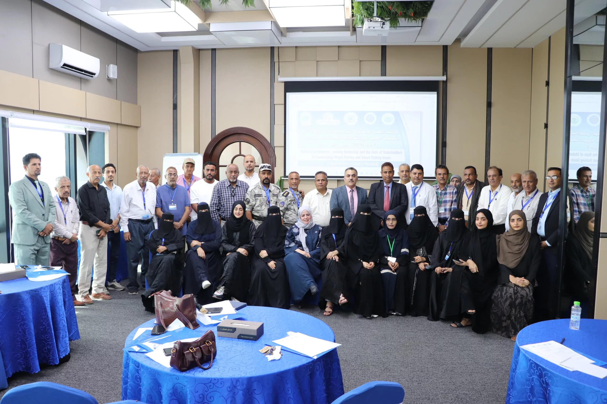 انطلاق ورشة وطنية لتعزيز مكافحة الصيد غير القانوني ومعدات الصيد الشبح بمدينة عدن 1