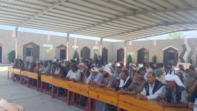 لودر: مشايخ وأعيان والسلطة المحلية يؤكدون دعم الأمن ورفض الفوضى عقب الاشتباكات الأخيرة (بيان) 3