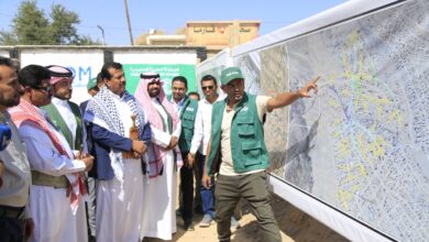 مأرب : وضع حجر أساس ثلاثة مشاريع مياه بتكلفة مليوني دولار بتمويل سعودي 4