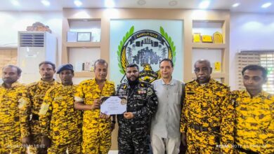 بن عفيف يكرم حراسة البنك المركزي لدورهم بالقبض على قاتل الشاب زكريا 5