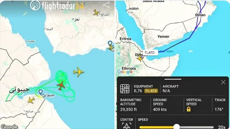باب المندب: رصد تحركات جوية مريبة لطائرات شحن عسكرية قرب جزيرة ميون 1