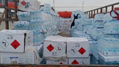 الأمن الوطني بلحج يضبط شحنة مبيدات حشرية منتهية الصلاحية 2