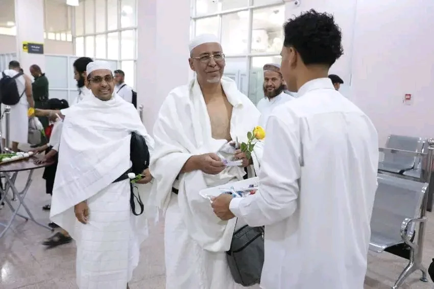 تدشين أولى رحلات تفويج الحجاج من مطار سيئون الدولي إلى جدة سيئون 1