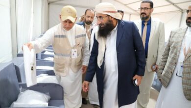 وزير الأوقاف والإرشاد يؤكد جاهزية المخيمات لإستقبال الحجاج اليمنيين في مشعري منى وعرفة 5