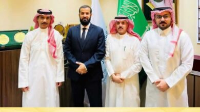 محافظ أبين يناقش مع البرنامج السعودي لتنمية وإعمار اليمن التدخلات الخدمية والتنموية في المحافظة 9