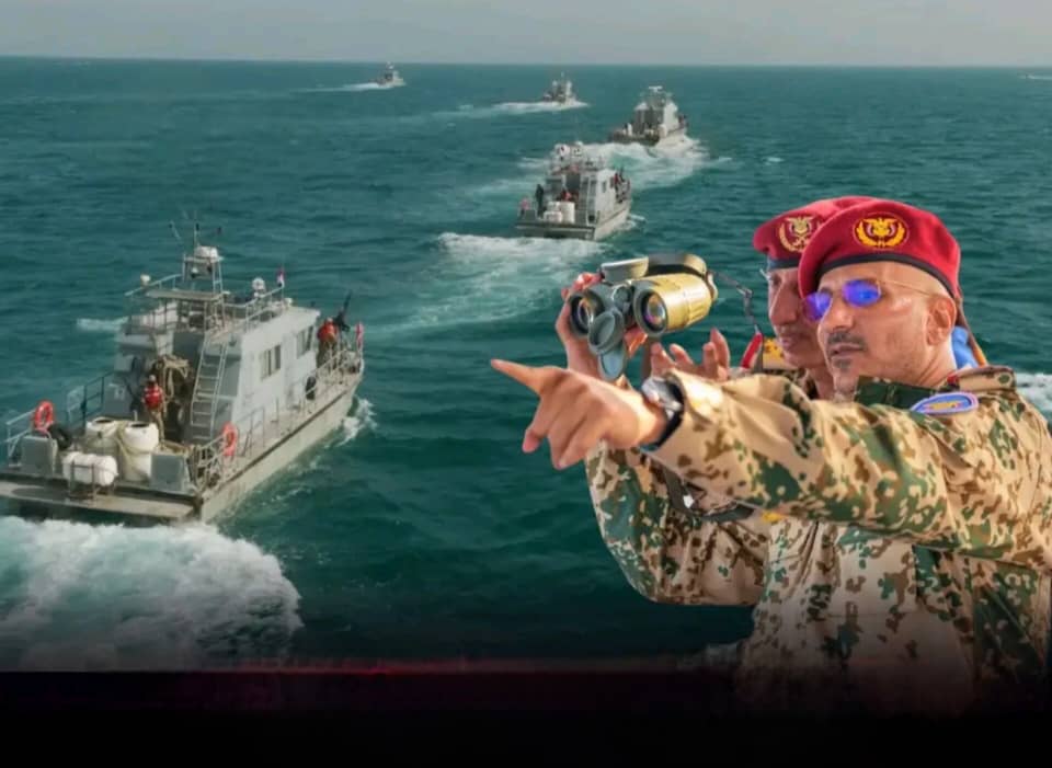 طارق صالح يشهد إطلاق تشكيل جديد للقوات البحرية في باب المندب وزقر 1