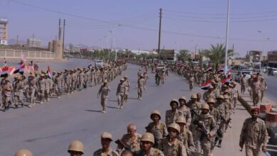 المنطقة العسكرية السادسة تنفذ مسيراً راجلاً لعدد من كتائبها احتفاءً بالعيد الوطني للوحدة اليمنية 3