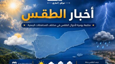 تحذيرات من طقس شديد الحرارة وأمطار رعدية تضرب عدة محافظات يمنية اليوم 2