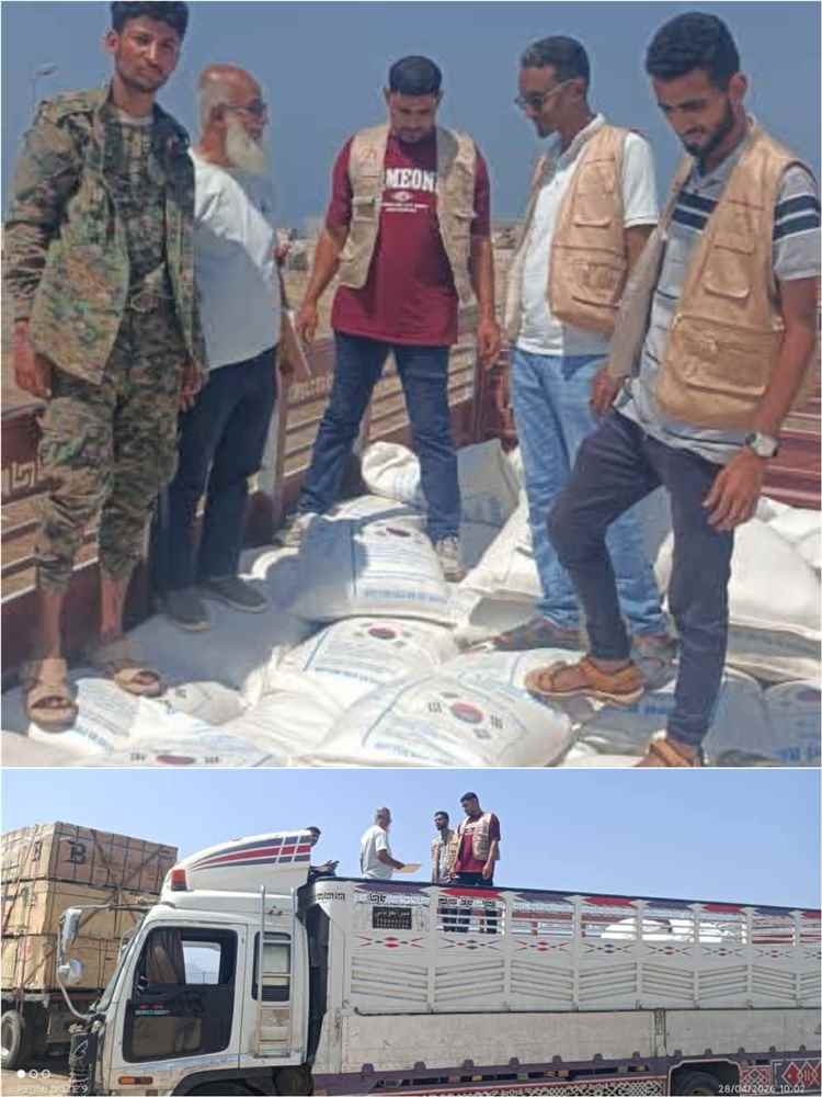 إحباط محاولة تهريب شحنة معونات غذائية في البريقة ضمن حملة رقابية مشددة في عدن 1