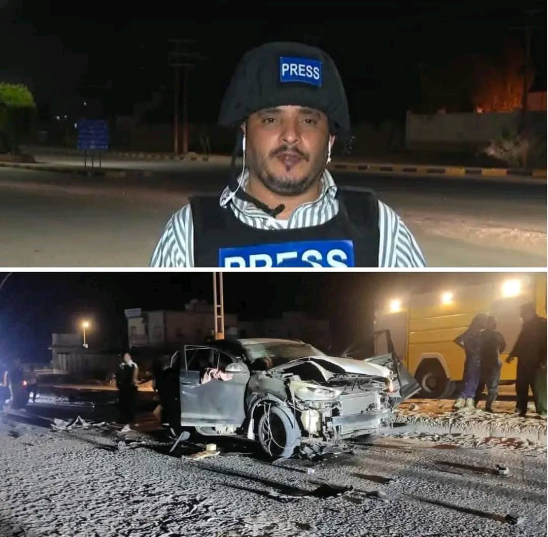 اغتيال مراسل العربية والحدث محمد عيضة بانفجار عبوة ناسفة استهدفت سيارته في المكلا 1