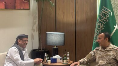 الميسري يلتقي بالفريق الركن فهد السلمان قائد القوات المشتركة بالتحالف العربي 3