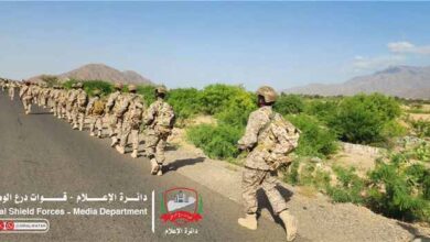مسير عسكري بطول 30 كيلومتراً لقوات درع الوطن لتعزيز الجاهزية القتالية 3