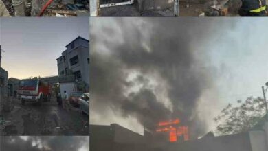 حريق في موقع تابع ليمن موبايل داخل منزل محافظ الضالع السابق بعدن وفتح تحقيق في الحادثة 2