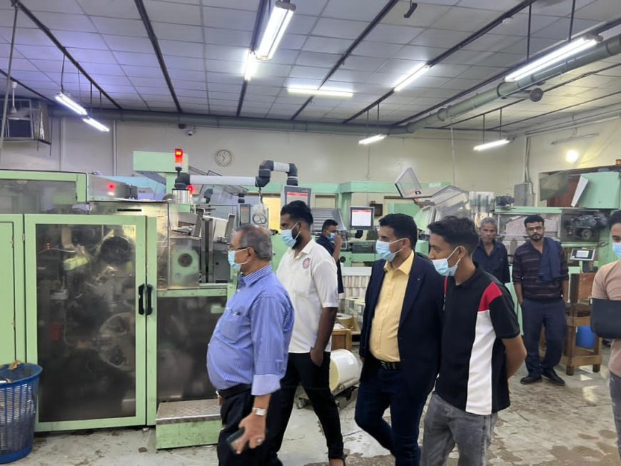 مدير عام مكتب العمل بعدن يتفقد أوضاع العمالة في القطاع الخاص ويشدد على حماية حقوق العمال وتعزيز إجراءات الصحة والسلامة المهنية 1