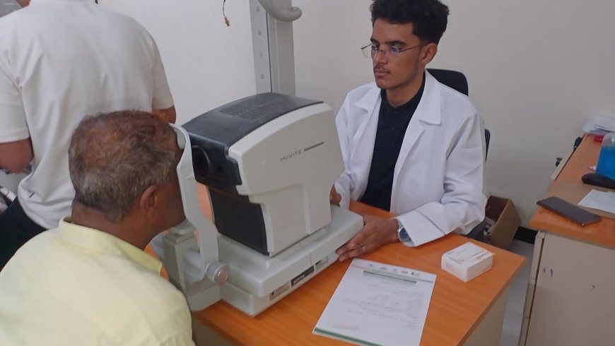 برعاية وزير الصحة ومحافظ أبين .. تدشين المخيم الجراحي للعيون بمستشفى أحور العام 1