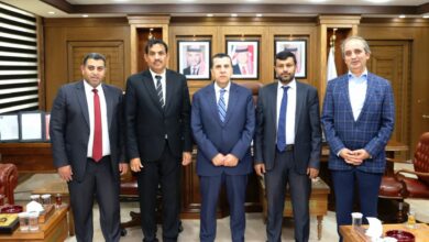 الأردن..نائب رئيس جامعة إقليم سبأ يبحث مع رئيس جامعة البلقاء التطبيقية آفاق التعاون الأكاديمي المشترك 2