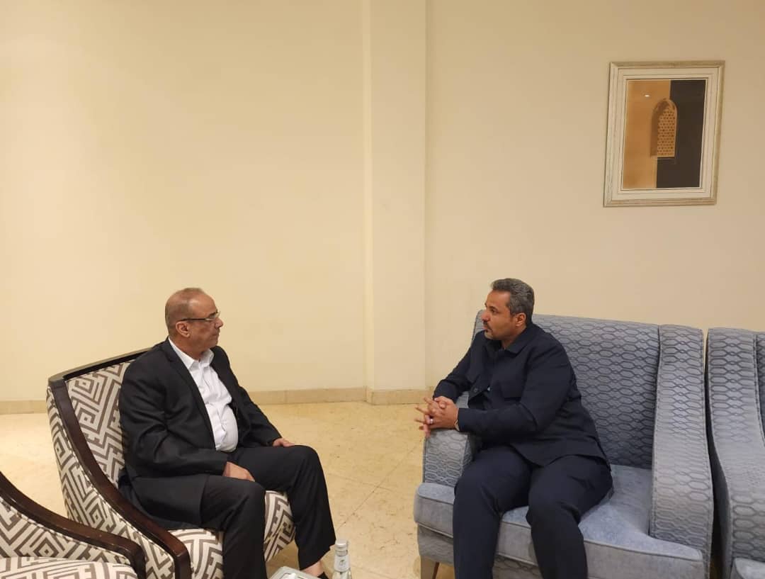 الميسري يستقبل محافظ لحج الاستاذ مراد الحالمي 1