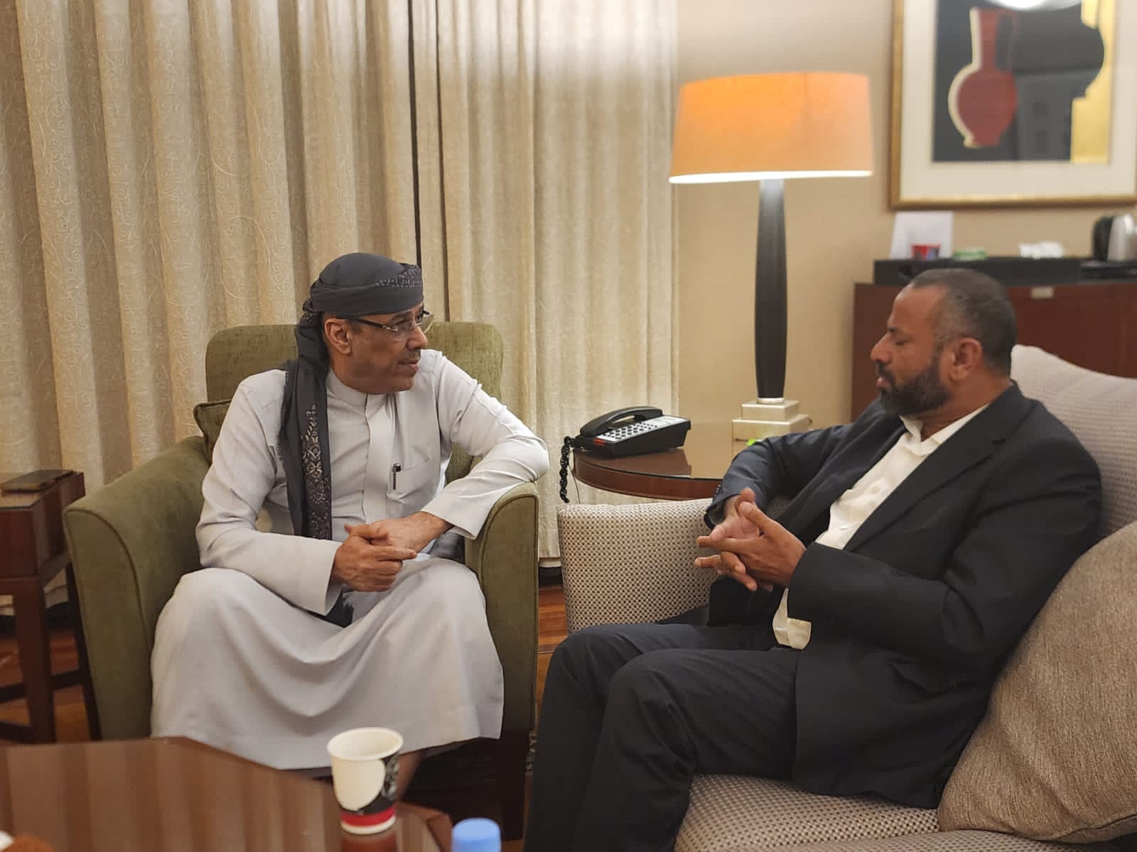 الميسري يستقبل محافظ محافظة الضالع اللواء أحمد القبة 1