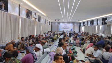 لقاء حاشد لأبناء شبوة في عدن تضامناً مع العميد بن عفيف وتنديداً بسياسة الإقصاء والتهميش لأبناء المحافظة 5