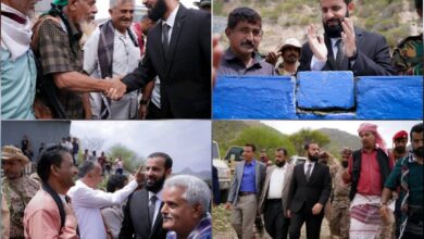 محافظ أبين يضع حجر الأساس لمشروع تأهيل مياه الزغرور بمنطقة الصفاة برصد 2