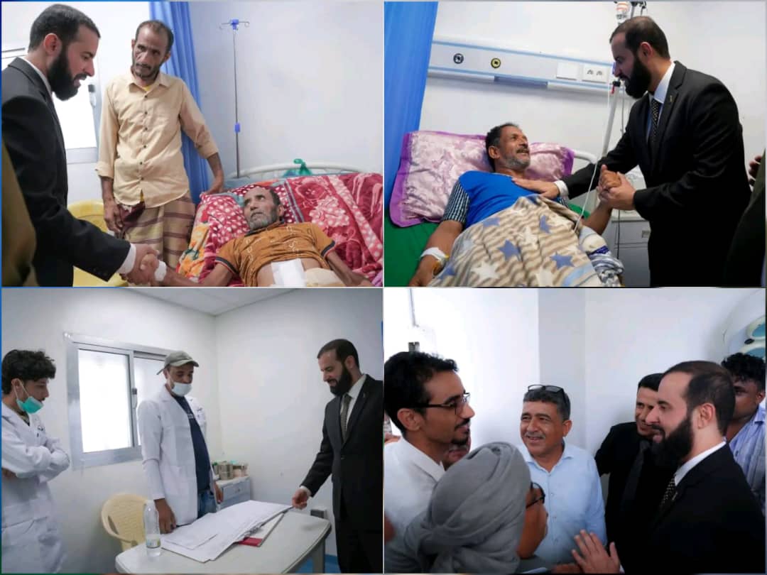 محافظ أبين يزور مستشفى رُصد العام ويطلع على احتياجاته ويؤكد استمرار دعم المرافق الصحية 1