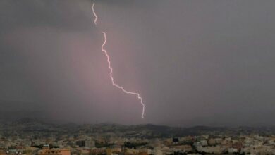 مصرع 4 أشخاص بصواعق رعدية في بني العوام بمحافظة حجة 2