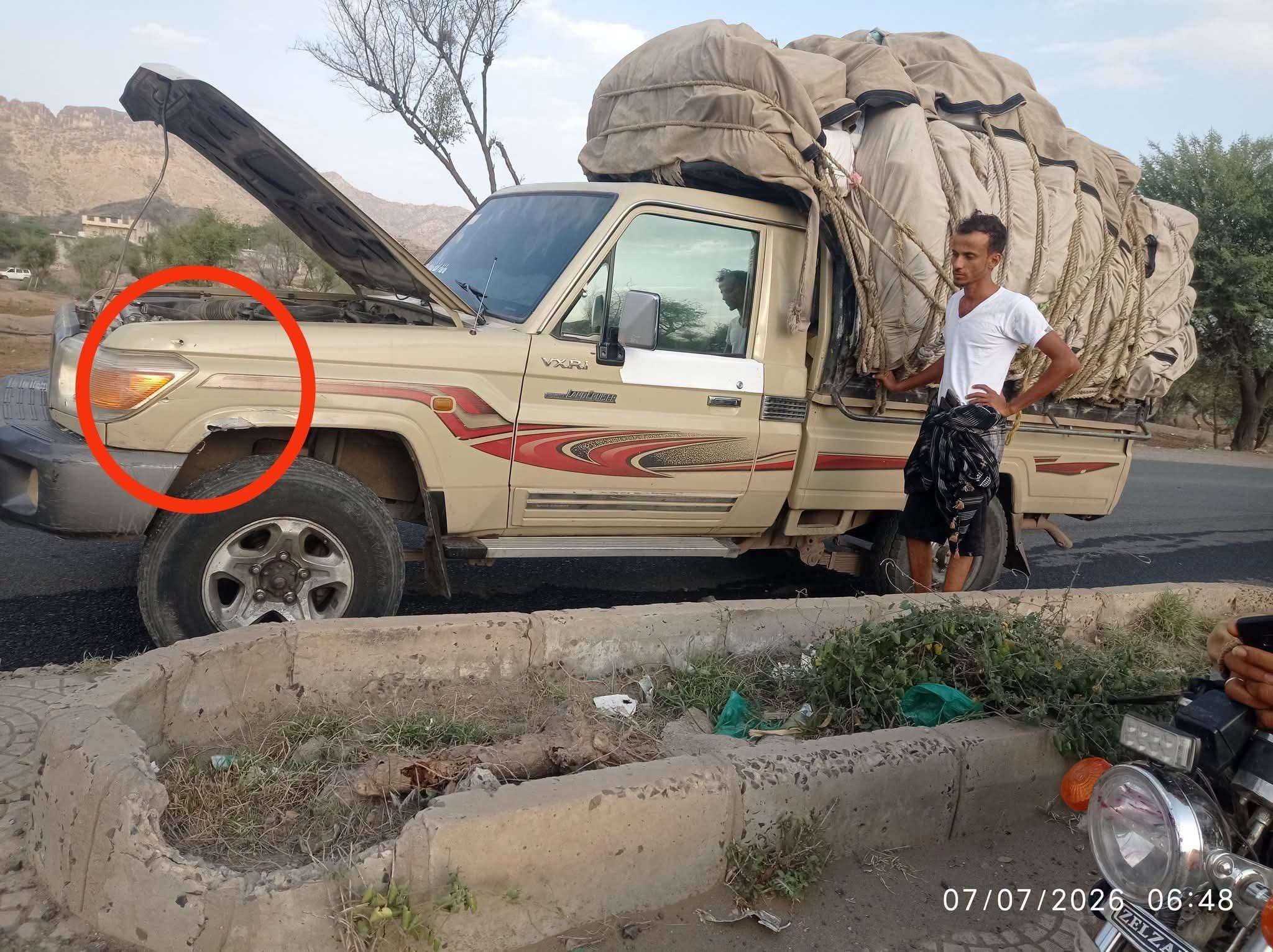 هجوم مسلح يستهدف مركبات بائعي القات في الضالع 1
