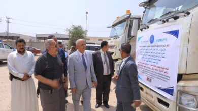 وزير المياه يدشن مشروع تسليم معدات حديثة لمؤسسة المياه بالمهرة بدعم دولي 3